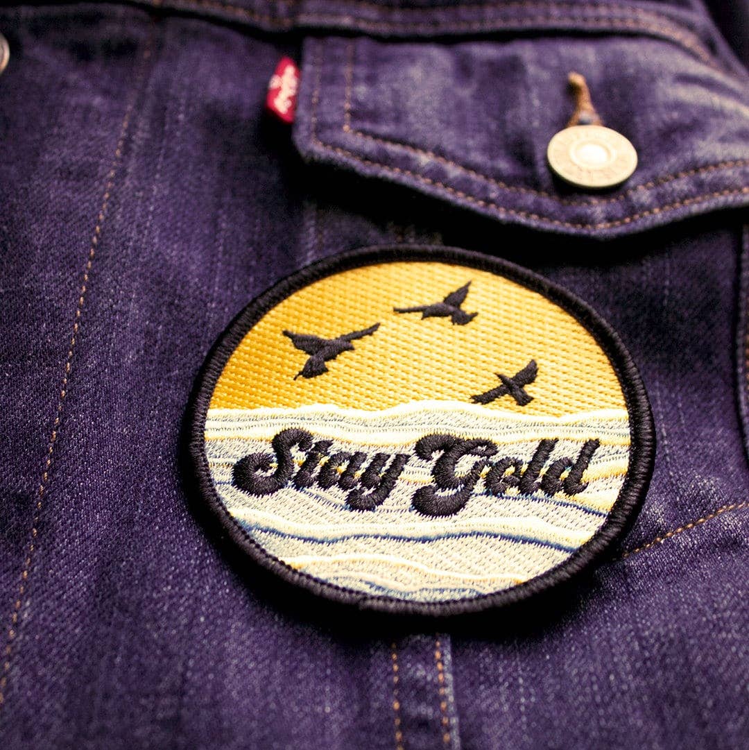 Stay Gold- Iron On Patch