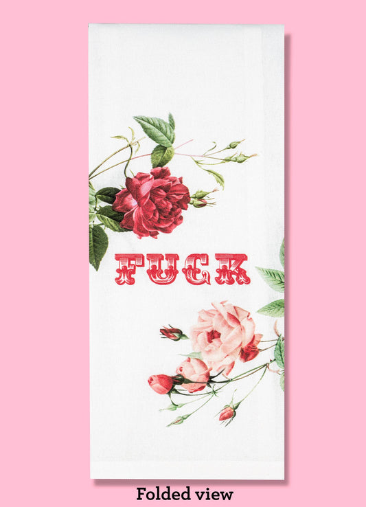 Fuck kitchen towel  - dishtowel - tea towel