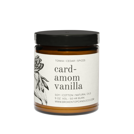 Cardamom Vanilla Soy Candle - 9 oz.