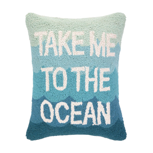 Take Me To The Ocean Hook Pillow