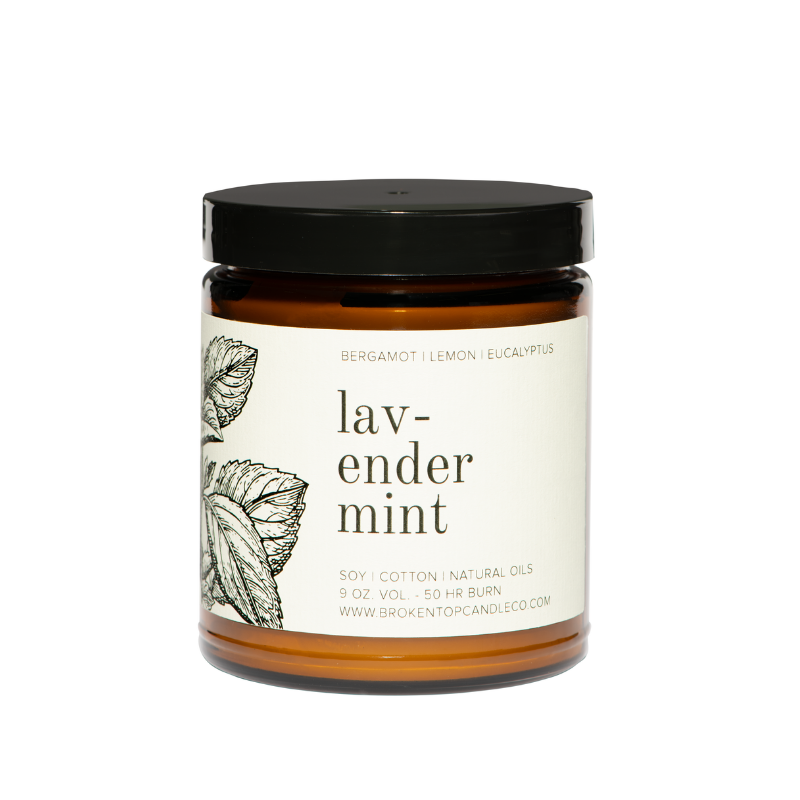Lavender Mint Soy Candle - 9 oz.
