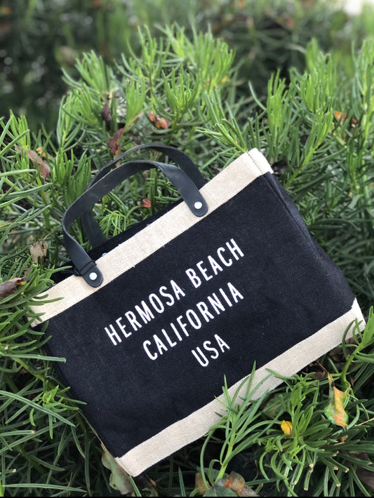 HERMOSA BEACH: CITY SERIES - Apolis Small Market Bag - BLACK