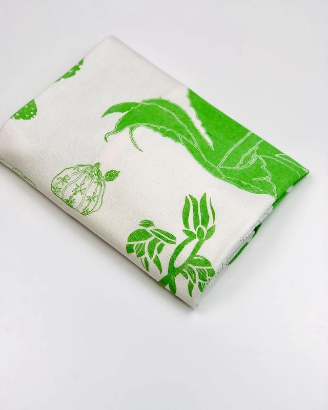 Large Cactus Tea Towel