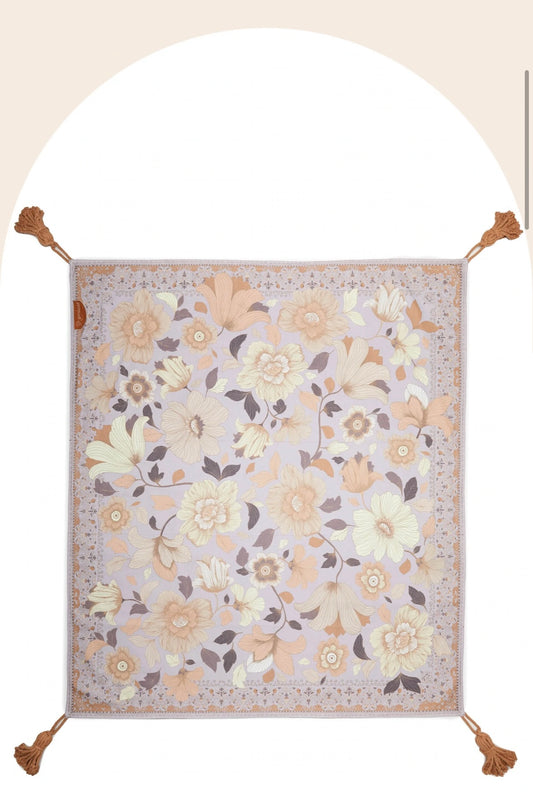 Grande Fleur Picnic Rug - Lilac