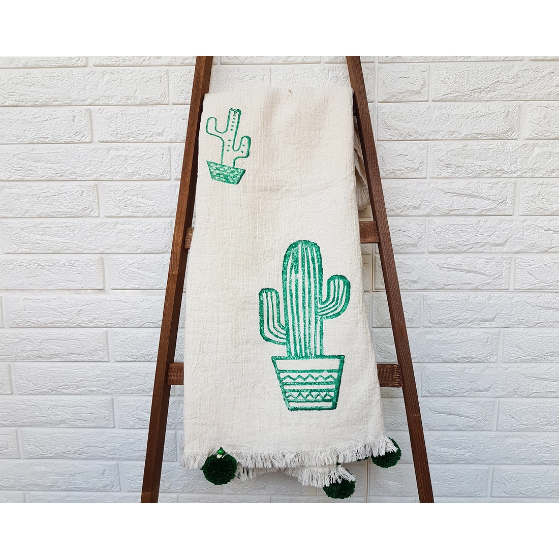 Cactus Throw Blanket